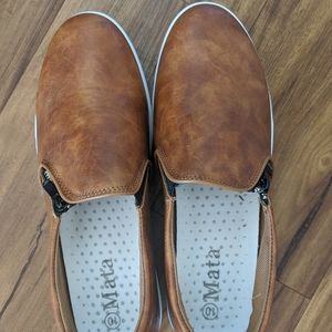 Cognac Slip On Sneaker